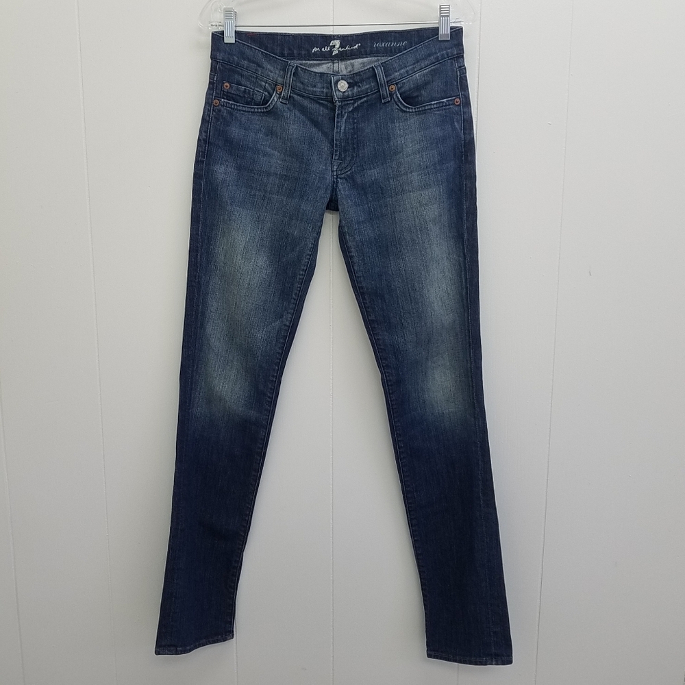 7 For All Mankind "Roxanne" Straight Leg Jeans